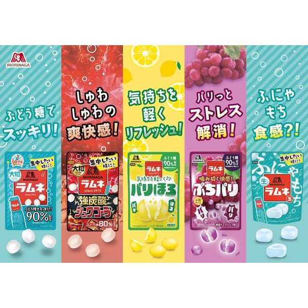 大粒ラムネ＜強炭酸シュワコーラ＞ 10袋 森永製菓 - アスクル