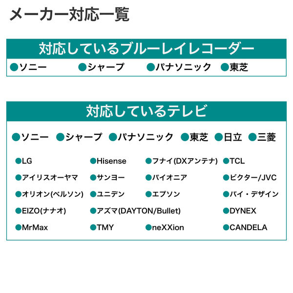 ELPA RC-TVRK001 抗菌レコーダーテレビリモコン