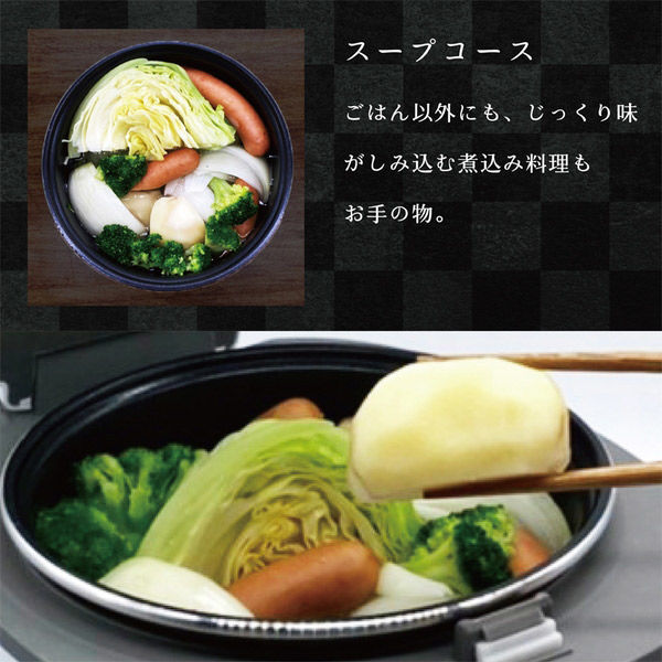 ダイアモンドヘッド ROOMMATE　コンパクト炊飯器 OKOMEDAKI　ホワイト RM-204H WH 1台（直送品）