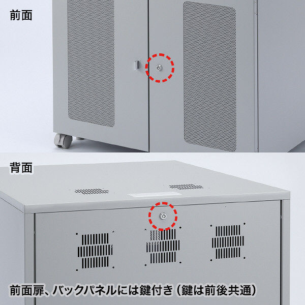 サンワサプライ 機器収納ボックス（H700） W800 CP-302 1台（直送品 