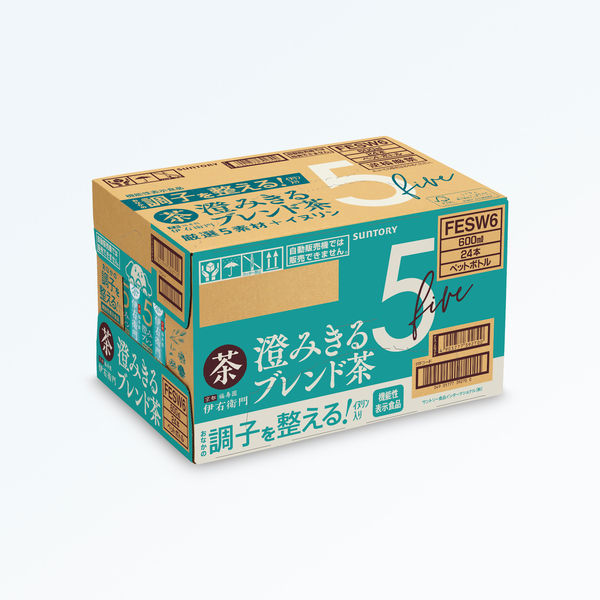 機能性表示食品】サントリー 伊右衛門 澄みきるブレンド茶 600ml 1セット（48本） - アスクル