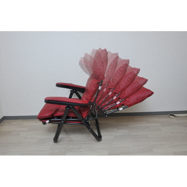 赤いリクライニングチェア レッドリクライニングチェア