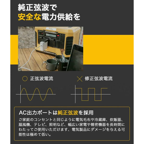 TogoPower ポータブル電源1550wタイプ ADVANCE 1550 1台（直送