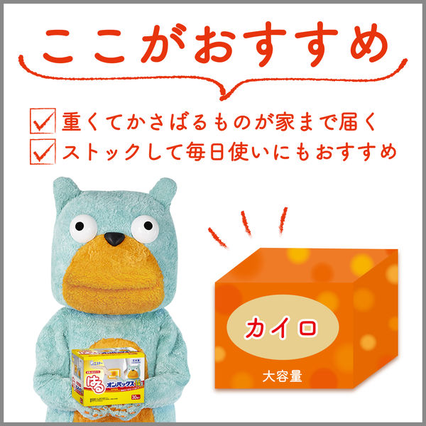 はるオンパックス 衣類に貼るカイロ 1箱（30枚入） エステー