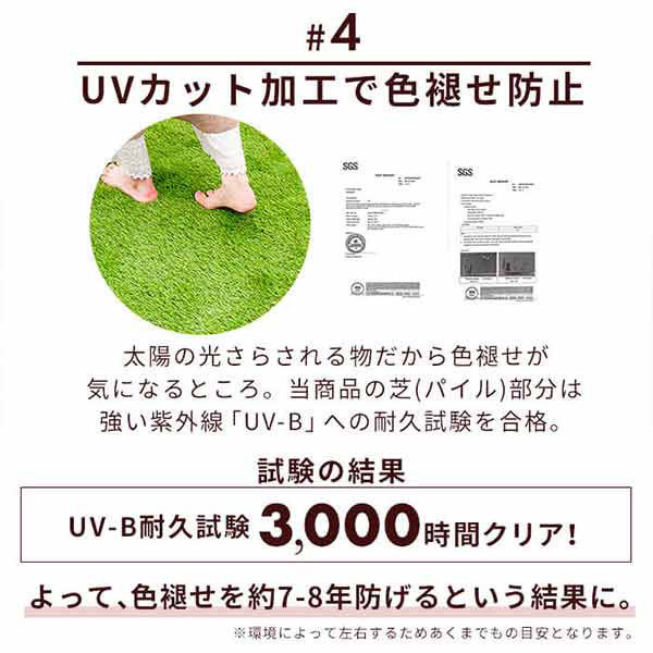 三栄コーポレーション 人工芝ロール 人工芝マット 1m×10m 芝丈35mm