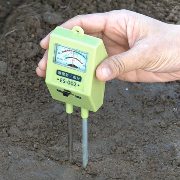 コンヨ（Scale Style） 簡易式 土壌酸度計 水分計付 ES-002 1本（直送