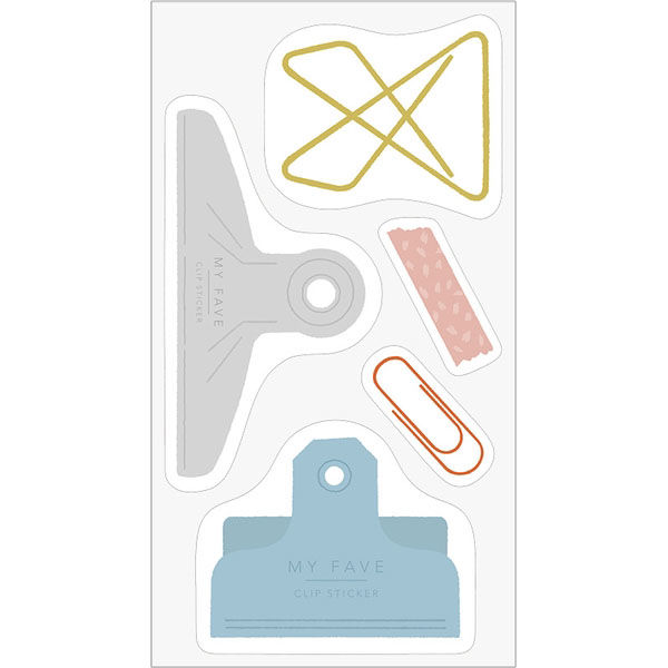 クリップステッカー クリップ柄 82623006 1セット（3個） デザイン