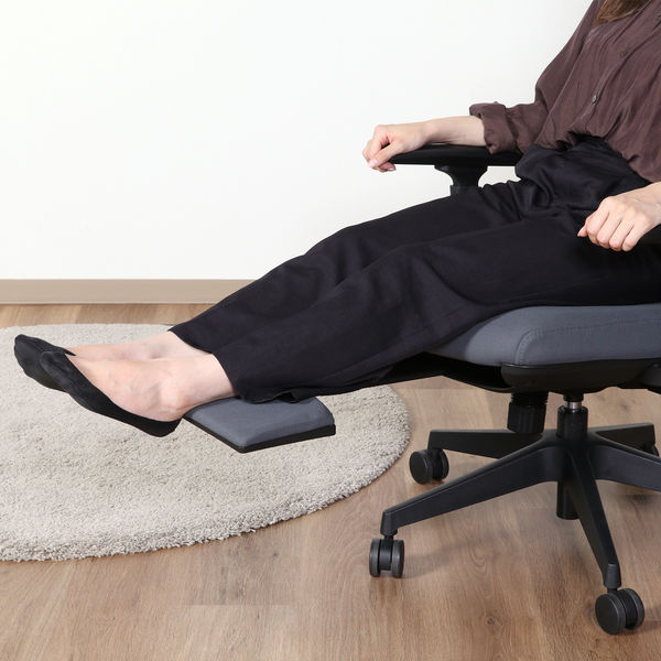 【ご購入の方のみ】ダークグレー１脚 不二貿易 オフィスチェア ダービット グレー 37915 1脚（直送品