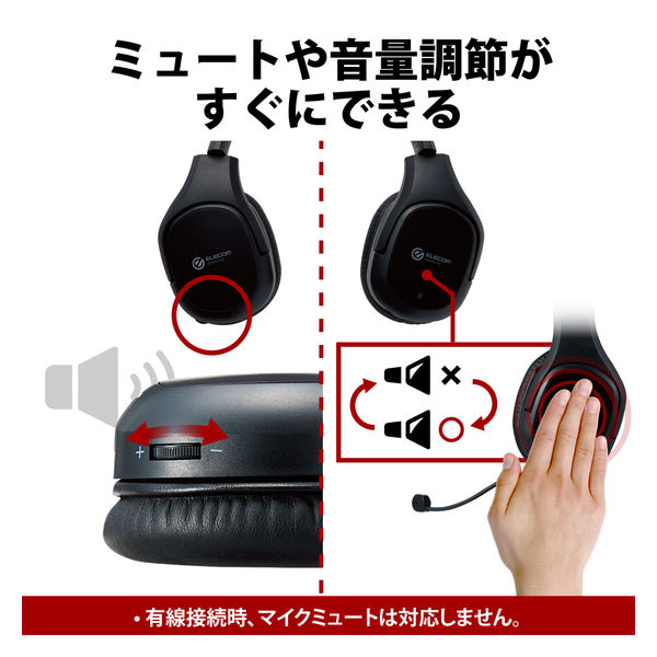 【高い品質】Bluetoothゲーミングヘッドセットマイク付ゲームヘッドホンパソコンスカイプ ヘッドホン