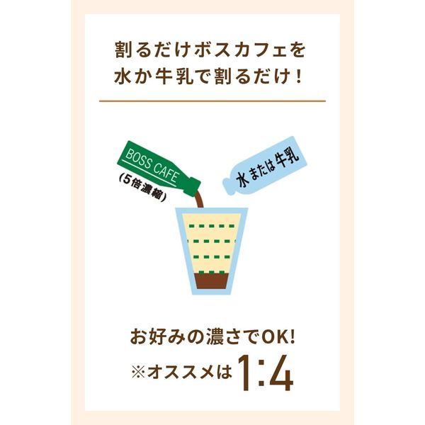 サントリー 割るだけボスカフェ ココアオレベース 340ml 1箱（24