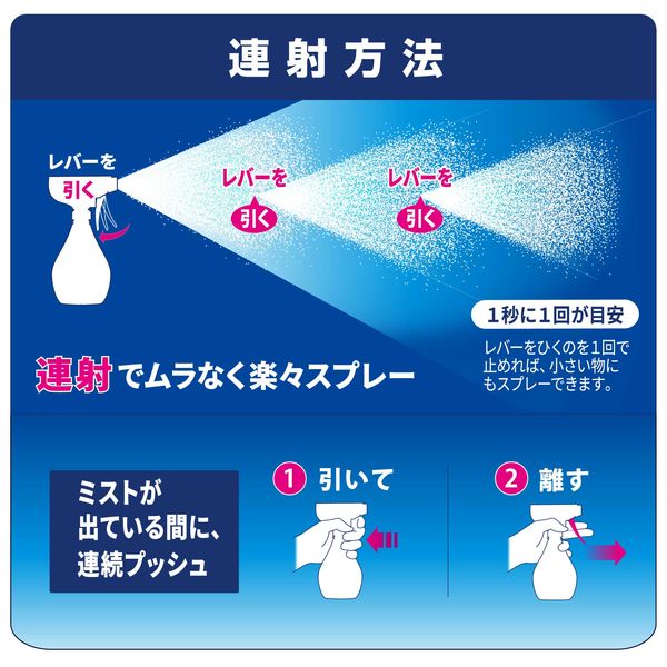 ファブリーズ 布用 速乾ジェット 消臭・除菌スプレー ふんわり