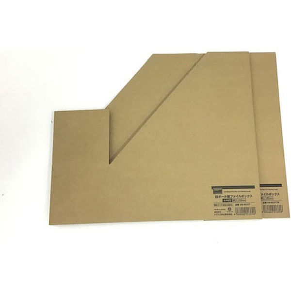 トラスコ中山 TRUSCO 段ボール製A4縦型ファイルボックス 間口155