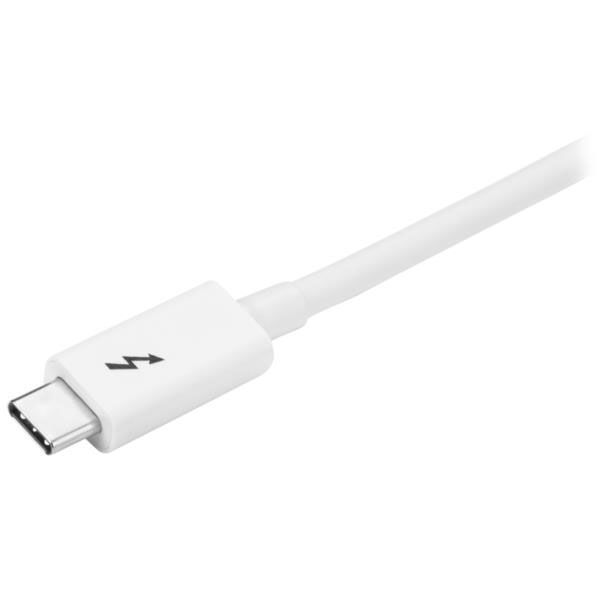 Thunderbolt 3ケーブル 2m 4K USB-C TBLT3MM2MW 1個 StarTech.com