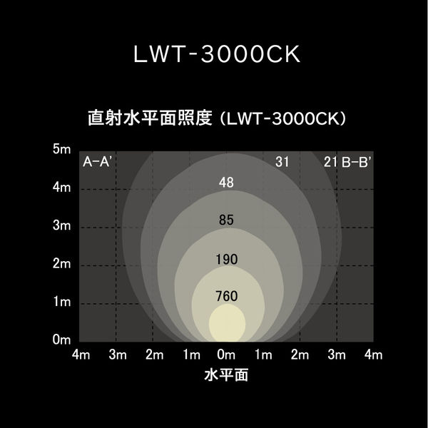 アイリスオーヤマ LED 投光器 ワークライト 3000lm 昼光色 LWT-3000CK