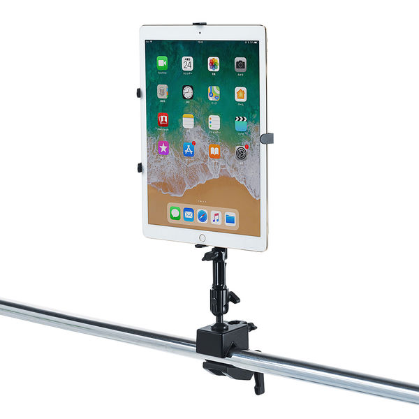 サンワサプライ 9.7～13インチ対応iPad・タブレット用支柱取付けアーム CR-LATAB27 1台