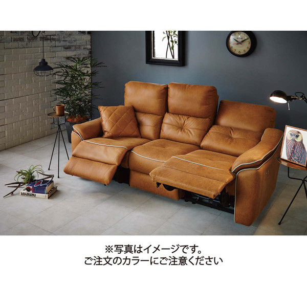 関家具　リラックスフォーム　バッジオ　3人掛けソファ 関家具/RELAX FORM】 3人掛け電動ソファ 「リラックスフォーム