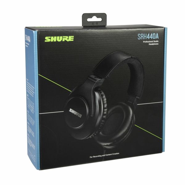 SHURE ダイナミック型プロフェッショナル・スタジオ・ヘッドホン SRH440A-A 1個（直送品） - アスクル