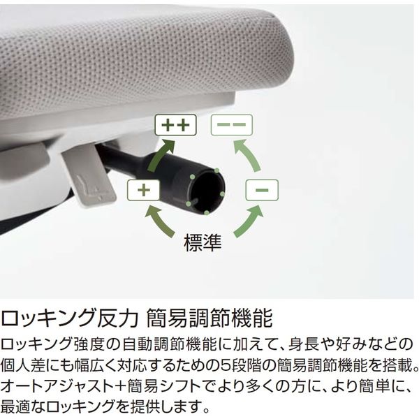 組立設置込】コクヨ モネット 背メッシュ 肘無 ランバー無 背座 