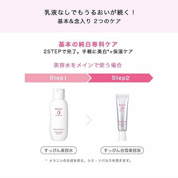 純白専科 すっぴん美容水I 詰替え 180mL 化粧水 美容液 ファイン