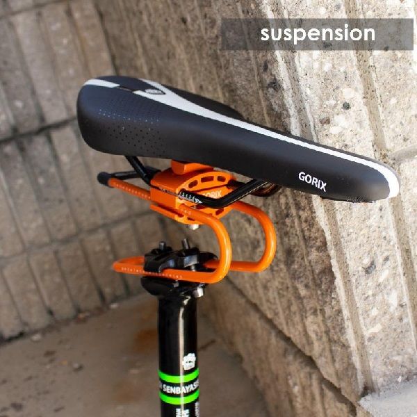 GORIX 自転車サドルサスペンション マットブラック GX-SSP 1個