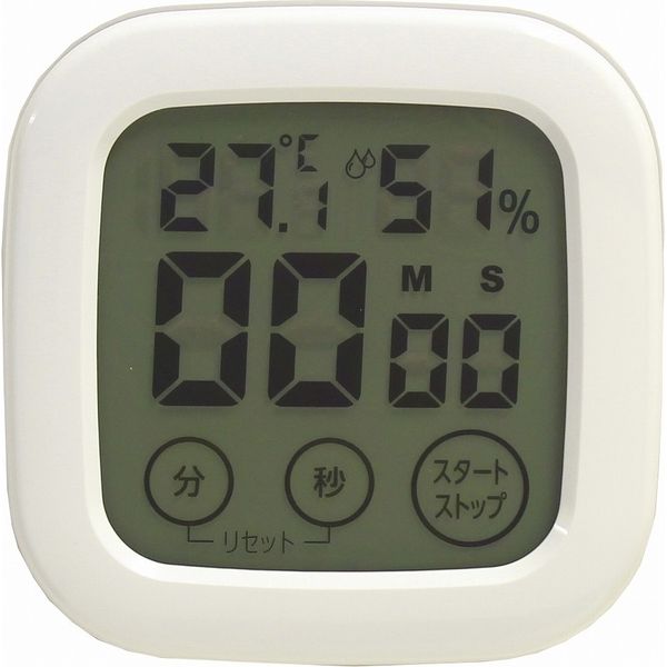 光る温・湿タイマー TD-8381 1個 エンペックス気象計（直送品） - アスクル