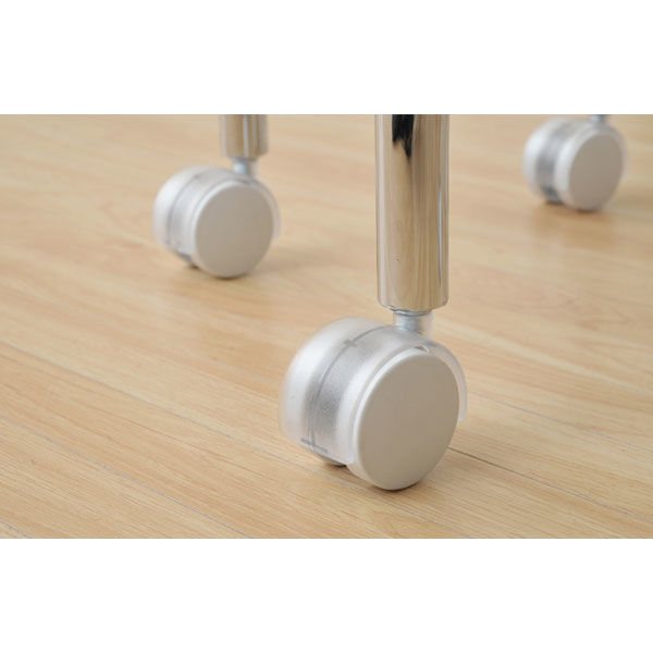 YAMAZEN 2WAYバーカウンターチェア スケルトンホワイト （直送品