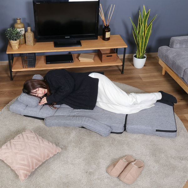 不二貿易 4WAY座椅子 212 グレー 35497 1台（直送品） - アスクル