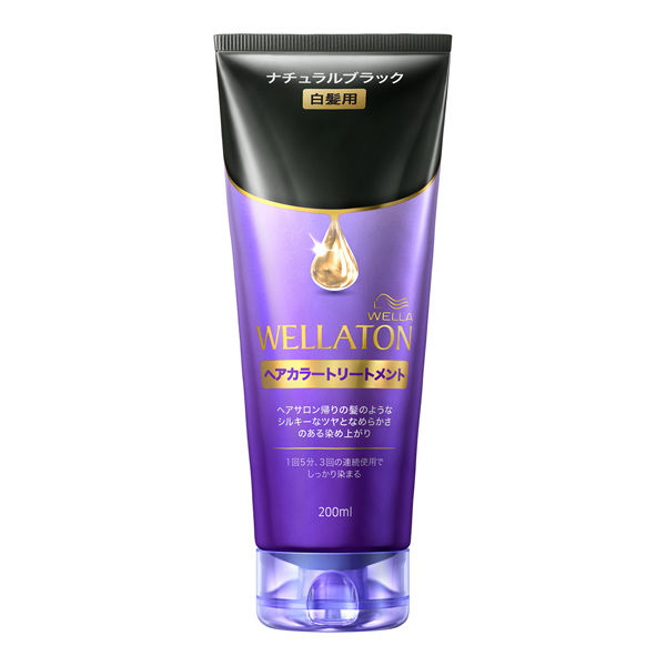 新品入荷 ウエラトーン ヘアカラートリートメント ナチュラルブラック カラーリング・白髪染め
