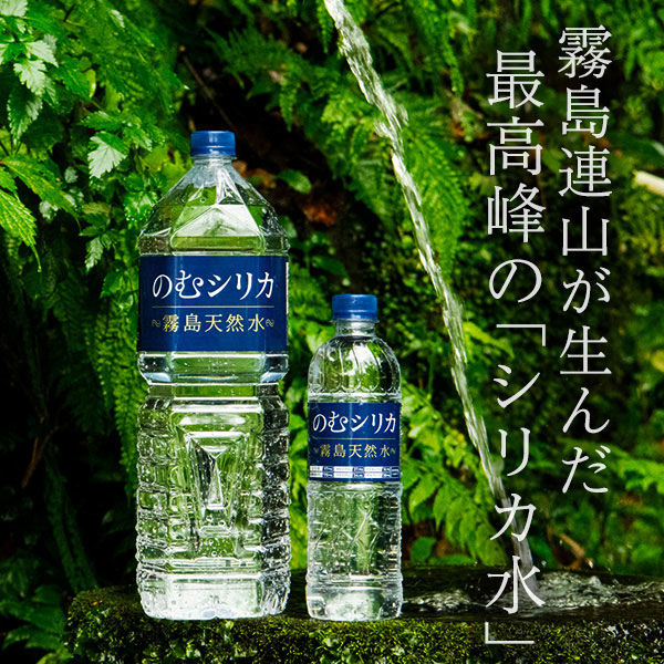 品質のいい 飲むシリカ 500ml×24本 霧島天然水 500ml24本×2箱 2箱 霧島 