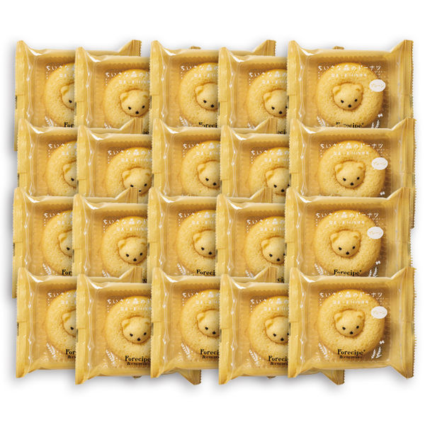 アデリー 【20個セット】ちいさな森のドーナツ くまプレーン