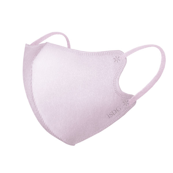 SPUN MASK 立体型スパンレース 不織布 （ラベンダー） 1セット