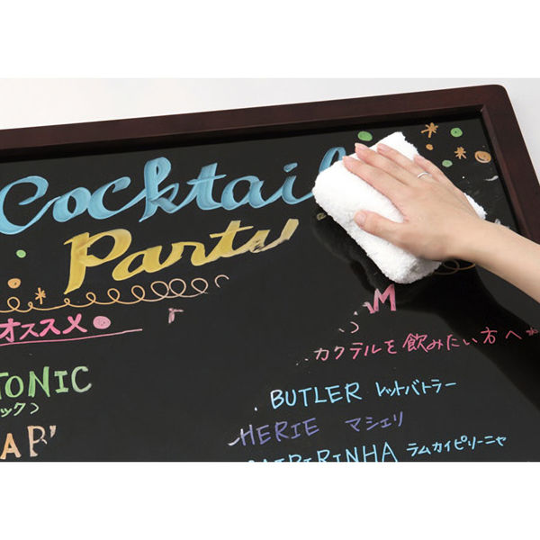 ブラックボードポスカ 白 PCE2508K1P.1 1セット（5本） - アスクル