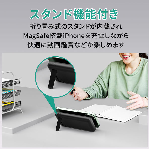 モバイルバッテリー 10000mAh ワイヤレス充電対応 USB Type-C&A モバイルバッテリー 10000mAh ワイヤレス充電対応 USB Type-C&A