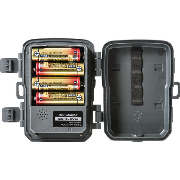 サンワダイレクト 防犯カメラ トレイルカメラ（小型：家庭用・屋外