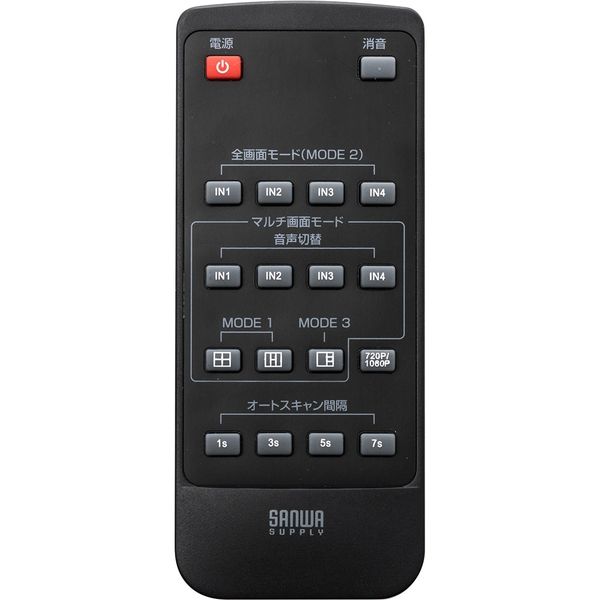 サンワダイレクト HDMI画面分割切替器 400-SW030 1個（直送品） - アスクル