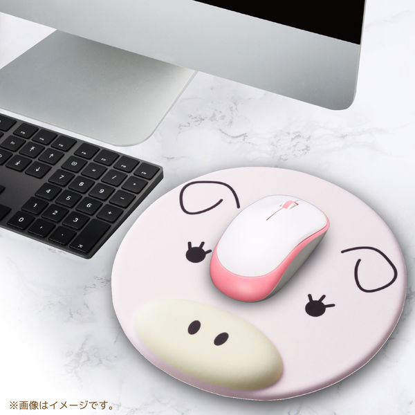 エレコム マウスパッド/リストレスト付/アニマル/ブタ MP エレコム マウスパッド/リストレスト付/アニマル/ブタ MP
