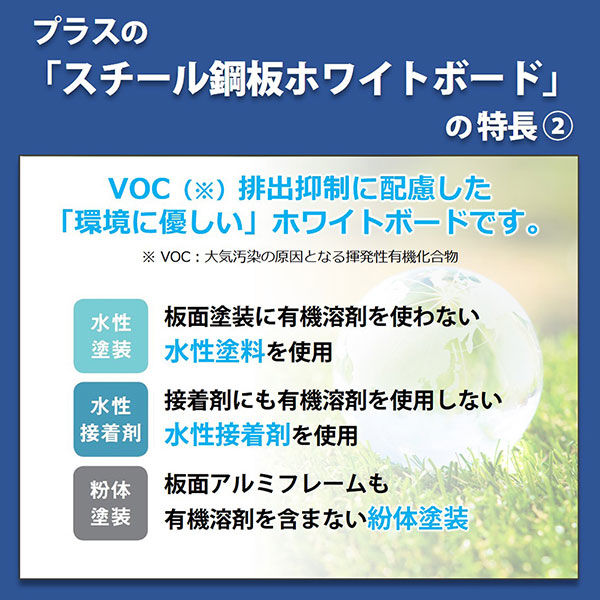 プラス PWJ パーティションホワイトボード 1連タイプ 幅964×奥行589×高