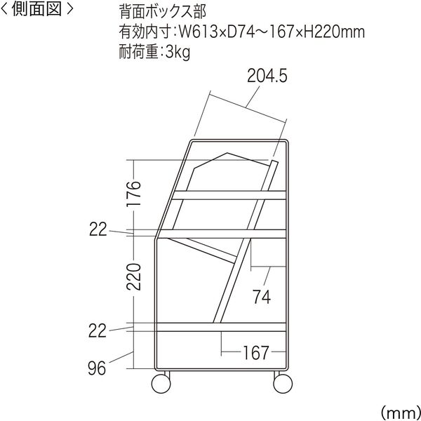 サンワサプライ タブレットワゴン（1段） RAC-TABWG1N 1台（直送品