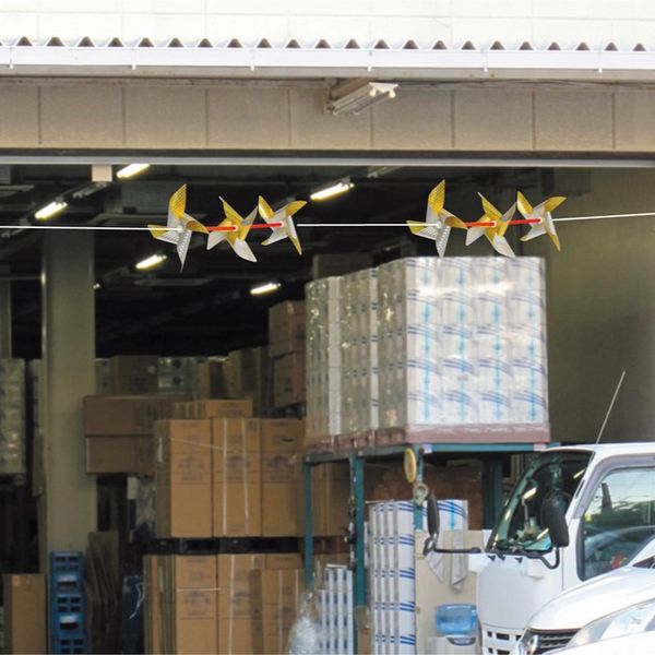 鳥よけ】 高芝ギムネ製作所 鳥追い3連風車 K-300 1個 - アスクル