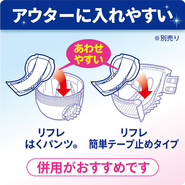 大人用おむつ/尿取りパッド/約4回分】リフレサラケアパッド