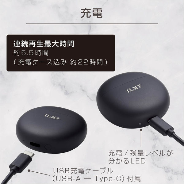 Bluetooth 5.0 激しい オーディオトランスミッター レシーバー φ3.5mm ブラック LBT-ATR01BK エレコム 1個