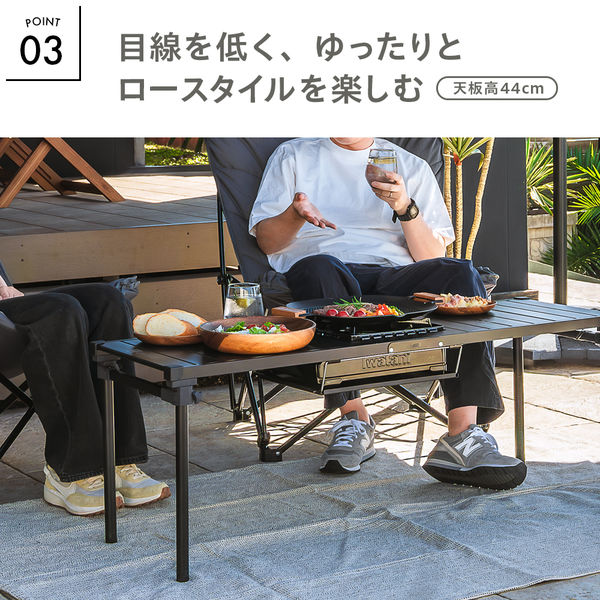 直接取引限定☆熊本☆タープ コンロ テーブル コンロが置けるマルチテーブル: アウトドア