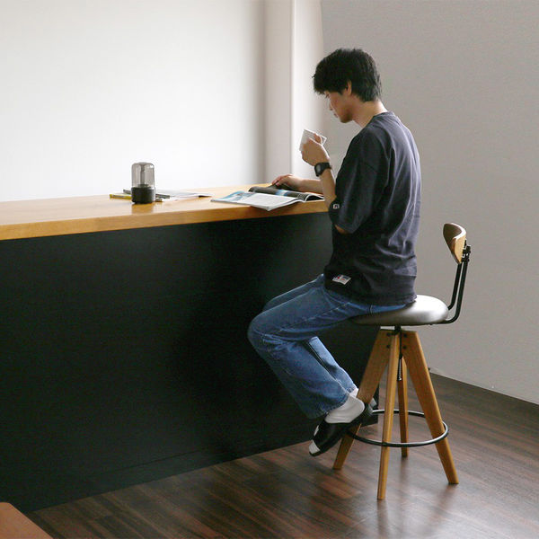 黒の木製バースツール1脚 楽天市場】【5％OFFクーポン配布中】 カウンターチェア