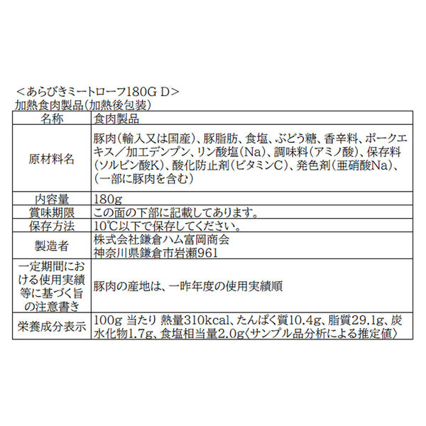 鎌倉ハム富岡商会 ハムギフト KN-423 のし付き お歳暮 ギフトセット 901046921 1セット（直送品） - アスクル