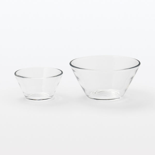 無印良品 ソーダガラス 深鉢 大 約直径16cm 良品計画 - アスクル