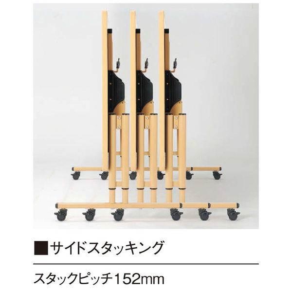 軒先渡し】ニシキ工業 昇降式福祉・医療施設テーブル 幅2100×奥行900mm