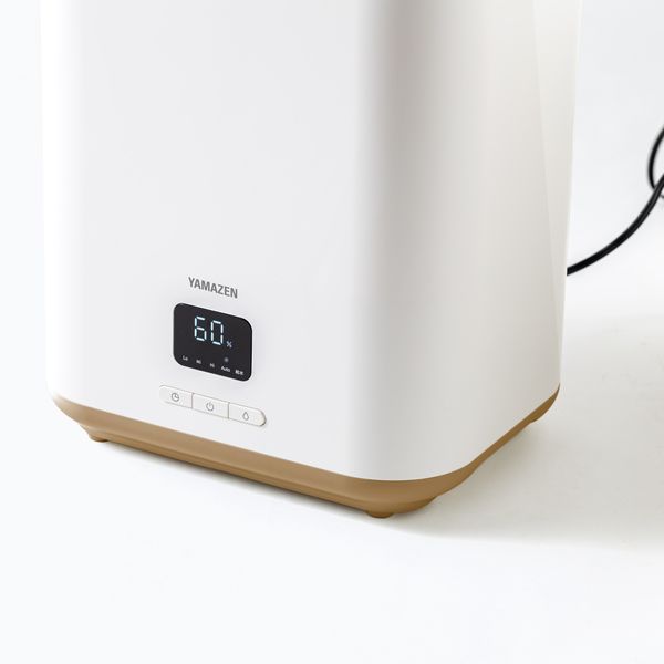 YAMAZEN 上部給水 加湿器 スチーム式 湿度センサー 4.0L 500ml