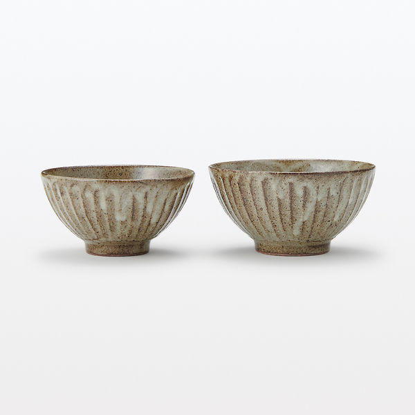 無印良品 信楽焼 飯碗 しのぎ 大 透明釉 約直径13cm 良品計画 無印良品 信楽焼 飯碗 しのぎ 大 透明釉 約直径13cm 良品計画
