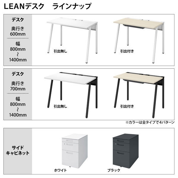 組立設置込】 コクヨ リーンデスク 平机 幅800×奥行600×高さ