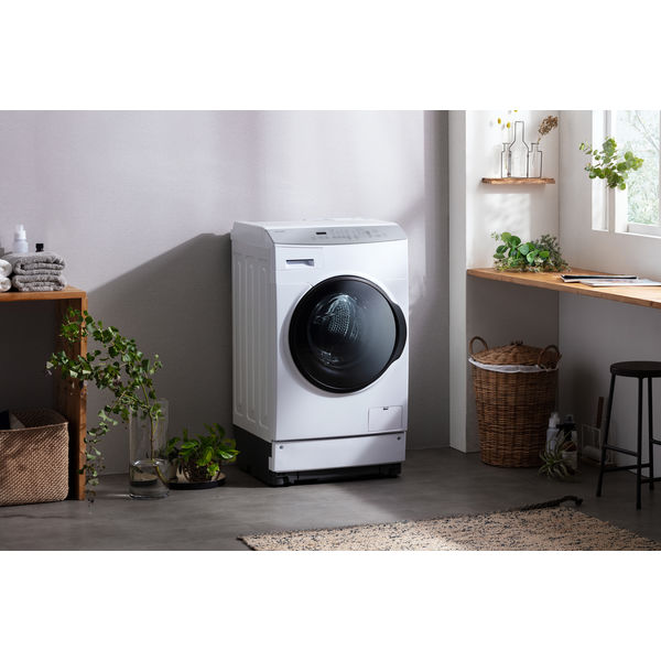 【設置込】アイリスオーヤマ 乾燥機能付きドラム式洗濯機 8kg FLK832-W 1台（直送品）